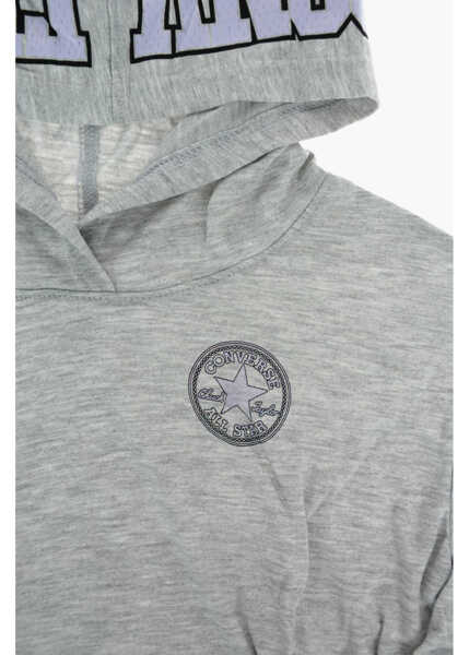 Bluze de trening Converse All Star Chuck Taylor Solid Color Hoodie Gray Baieti (BM 9248672) 2