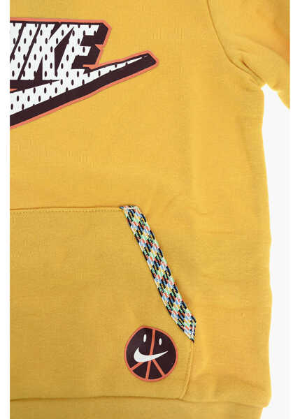 Bluze de trening Nike Front Printed Crew-Neck Sweatshirt Yellow Baieti (BM 9248675) 2