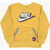 Nike Front Printed Crew-Neck Sweatshirt Yellow