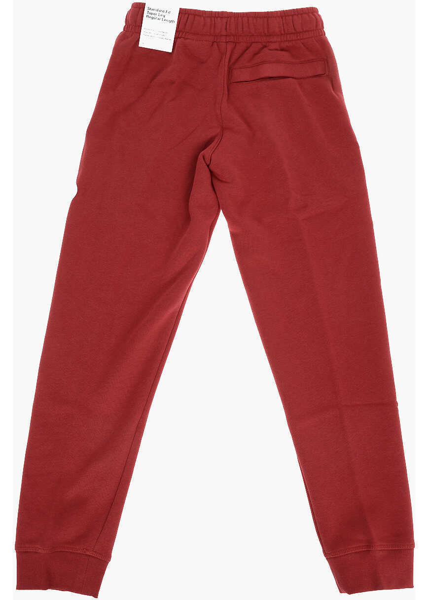 Pantaloni de trening Nike Logo Printed Standard Fit Joggers Red Baieti (BM 9248678) 3
