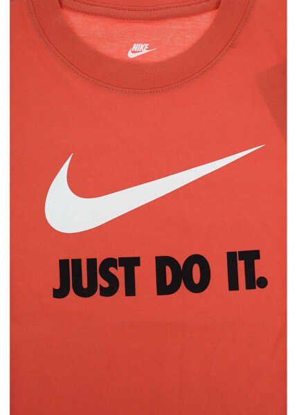 Tricouri Nike Front Printed Crew-Neck T-Shirt Red Baieti (BM 9248684) 2