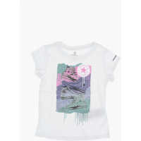 Tricouri Converse Chuck Taylor All Star Glitter Printed Crew-Neck T-Shirt