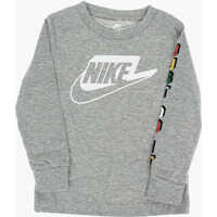 Tricouri Long Sleeve Crew-Neck T-Shirt With Side Print Baieti
