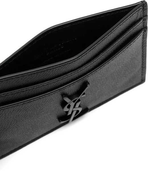 Portofele Saint Laurent Card Holder BLACK Barbati (BM 9250118) 3