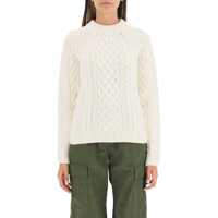 Pulovere casual Cable Knit Wool Sweater Femei