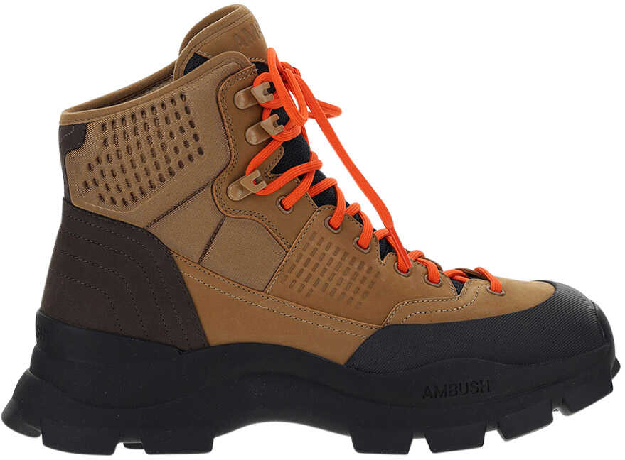 AMBUSH Hiking Boots BEIGE/BLACK