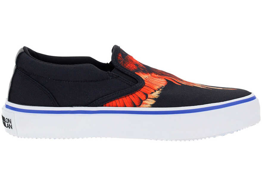 Marcelo Burlon Icon Wings Sneakers BLACK/RED