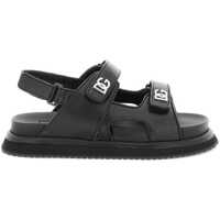 Sandale Leather Sandals With Logo Barbati