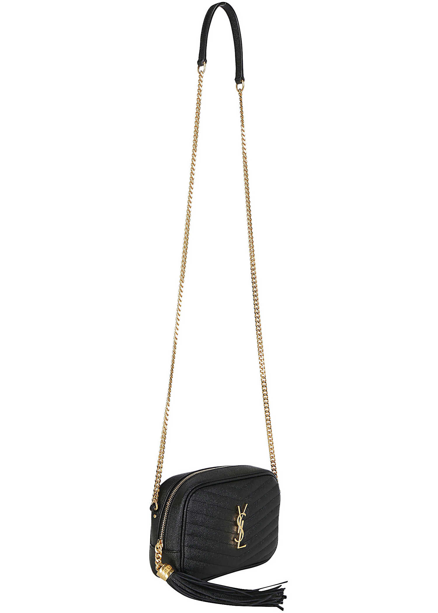 Saint Laurent Mng Mini Shoulder Bag NERO