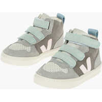Sneakers Touch Strap Closure Suede Small V-10 High-Top Sneakers Baieti