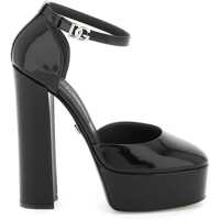 Pantofi cu toc Polished Leather Platform Pumps Femei