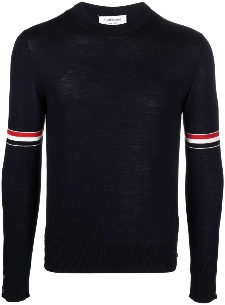 Thom Browne Wool Sweater BLUE