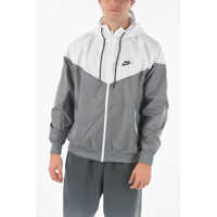 Jachete Ultra Lightweight Two-Tone Windbreaker With Hood Barbati