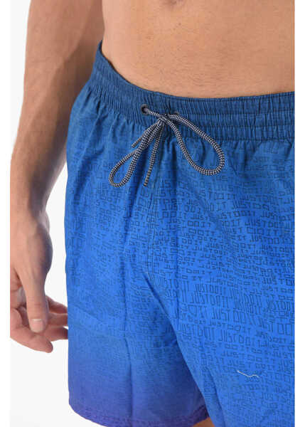 Bermude Nike Swim All Over Logo Printed Boxer Swimsuit Blue Barbati (BM 9265160) 3