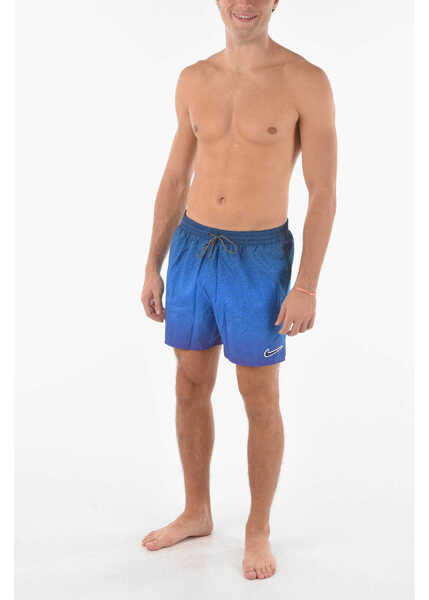 Bermude Nike Swim All Over Logo Printed Boxer Swimsuit Blue Barbati (BM 9265160) 4