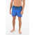 Nike Swim All Over Logo Printed Boxer Swimsuit Blue