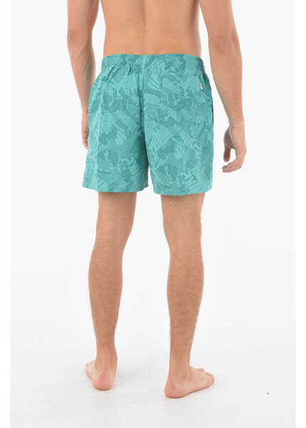 Bermude Nike Swim All Over Logo Printed Boxer Swimsuit Green Barbati (BM 9265166) 2