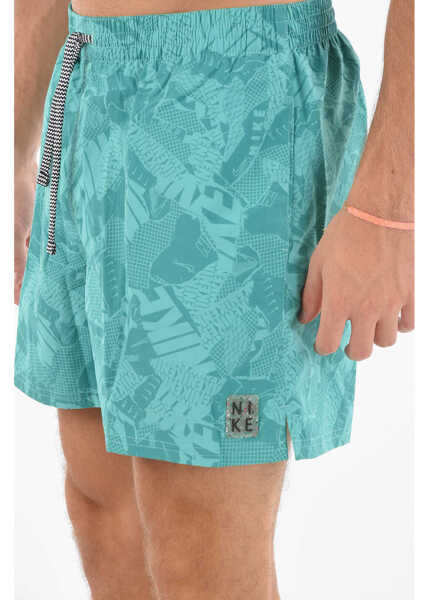 Bermude Nike Swim All Over Logo Printed Boxer Swimsuit Green Barbati (BM 9265166) 3
