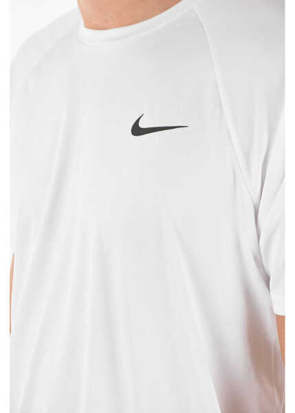 Tricouri Nike Swim Logo Printed Solid Color Dri-Fit T-Shirt White Barbati (BM 9265601) 3