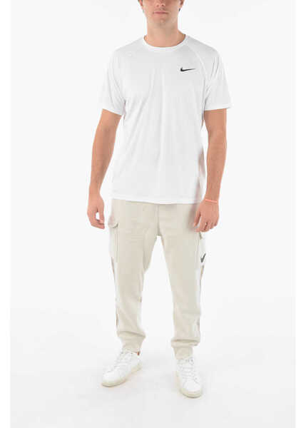 Tricouri Nike Swim Logo Printed Solid Color Dri-Fit T-Shirt White Barbati (BM 9265601) 4