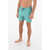 Nike Swim Contrasting Logoed Band Boxer Swimsuit Light Blue