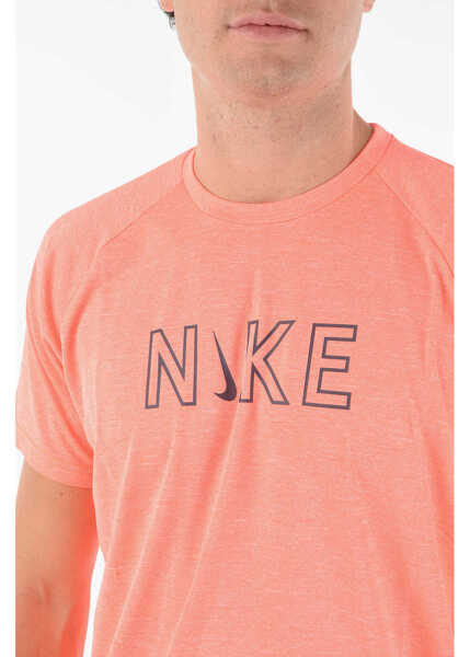 Tricouri Nike Swim Crew-Neck Dri-Fit T-Shirt Orange Barbati (BM 9265619) 3