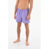 Bermude Swim 2 Pockets Solid Color Boxer Swimsuit Barbati
