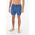 Nike Swim Drawstring Waist 2 Pockets Boxer Swimsuit Blue