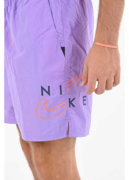 Bermude Nike Swim Logo Printed 2 Pockets Boxer Swimsuit Violet Barbati (BM 9265994) 3