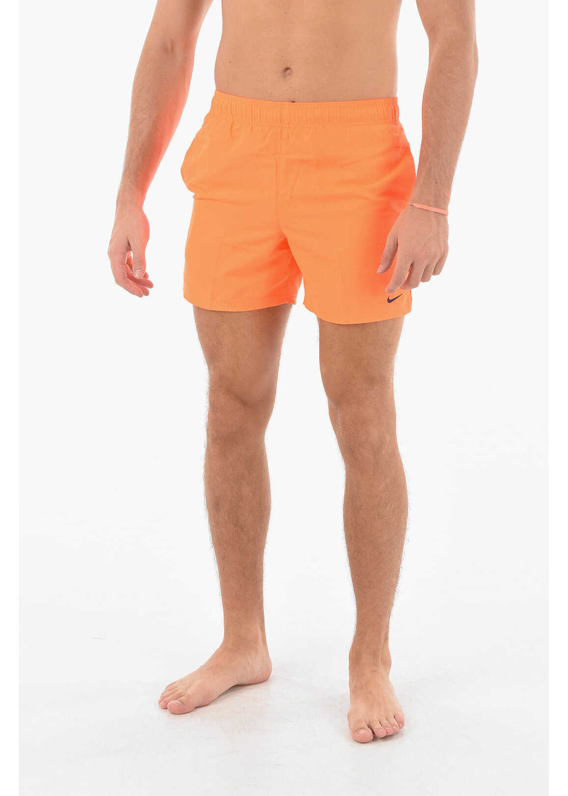 Nike Swim Fluo Boxer Swimsuit With Contrasting Lace Orange