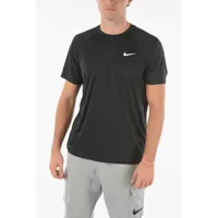 Tricouri Swim Logo Printed Solid Color Dri-Fit T-Shirt Barbati