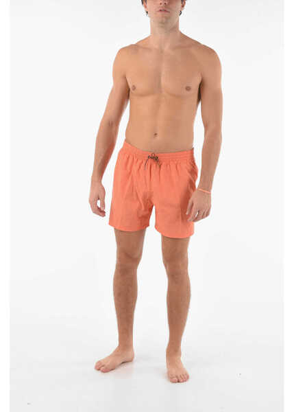 Bermude Nike Swim Boxer Swimsuit With Patch Pocket Orange Barbati (BM 9266810) 4