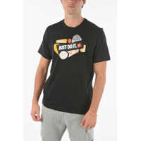 Tricouri Front Printed Crew-Neck T-Shirt Barbati