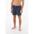 Nike Swim Logoed Side Band Boxer Swimsuit Blue