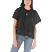 Tricouri Mesh Detail Crop T-Shirt Femei