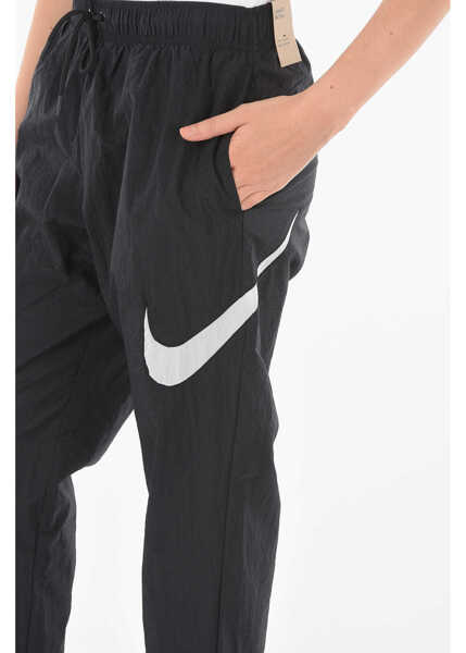 Pantaloni de trening Nike Mid Waist Loose Fit Joggers With Contrasting Logo Black Femei (BM 9269897) 3