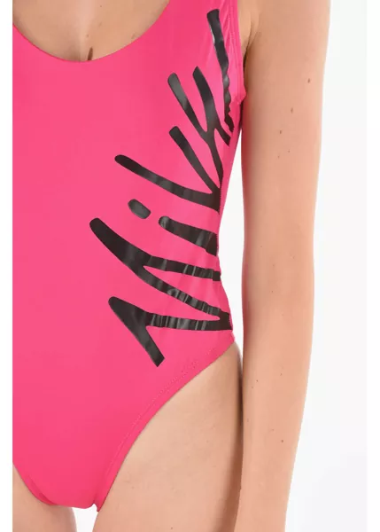 Costume de baie intregi Nike One Piece Swimsuit With Logo-Print Pink Femei (BM 9269900) 3
