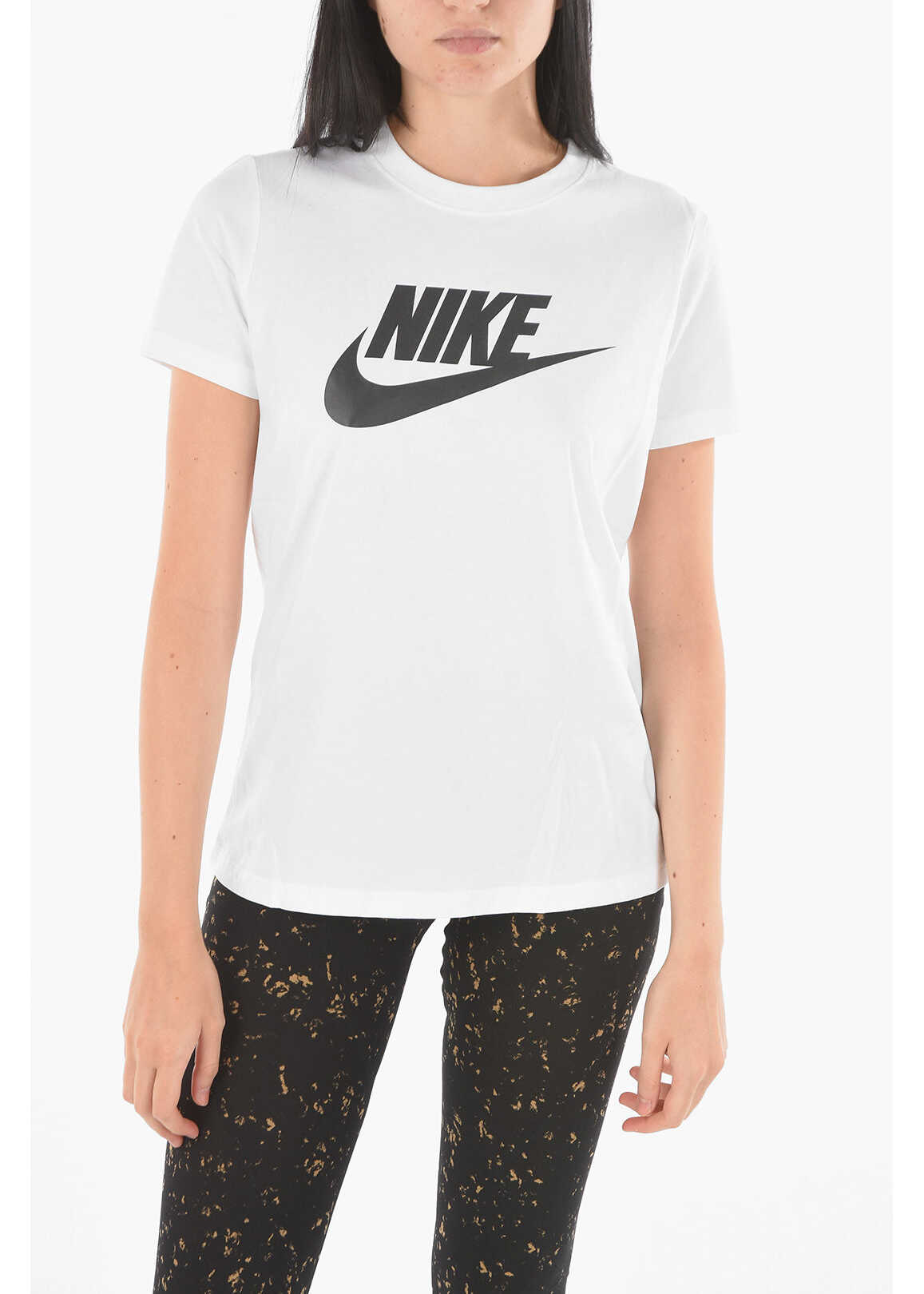 Nike Logo Printed Crew-Neck T-Shirt White image