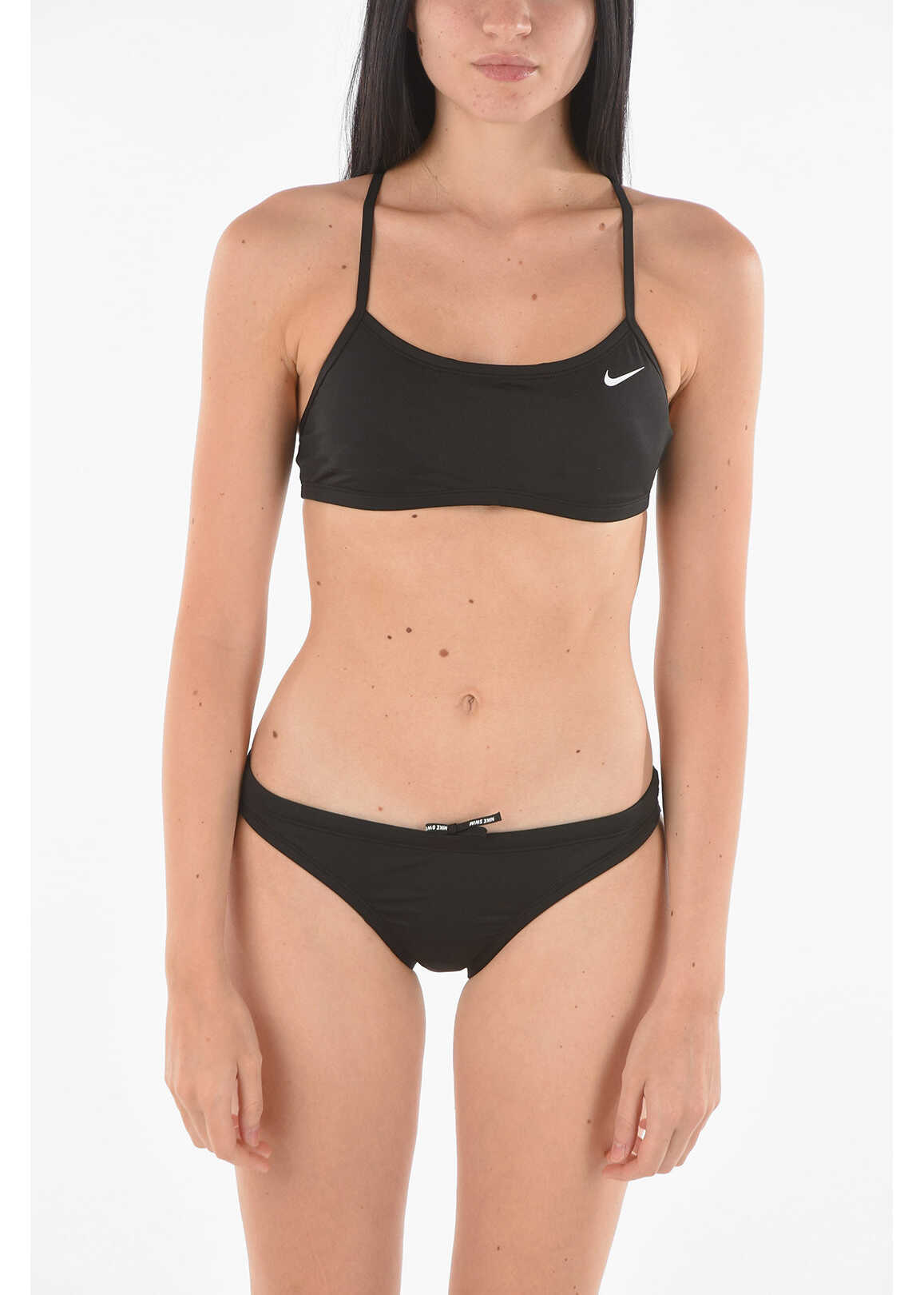 Nike Logo Printed Bikini Black