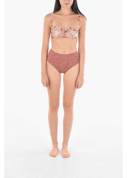 Bikini Nike Move To Zero Reversible Bikini Bottom Brown Femei (BM 9271136) 4