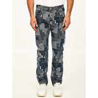 Blugi Patchwork Denim Jeans Barbati