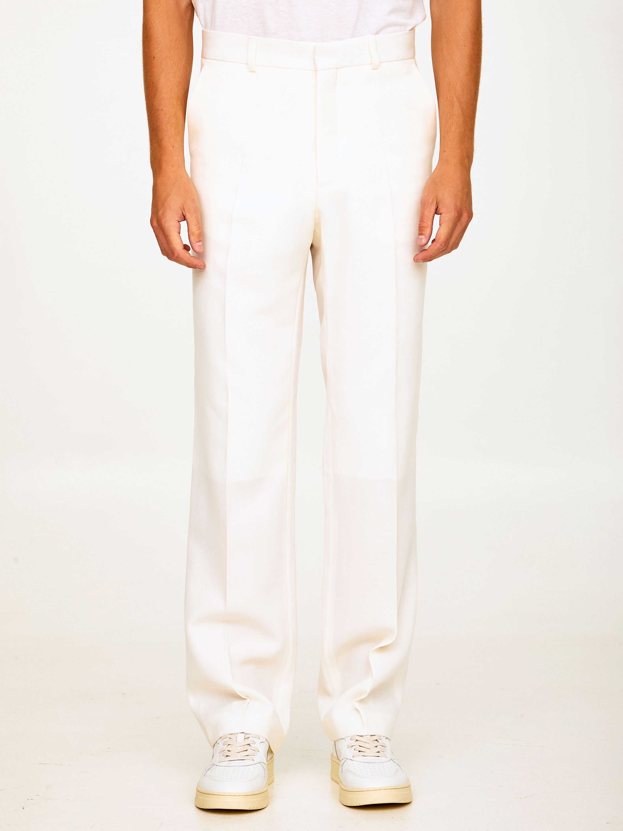 Casablanca Wool Trousers White