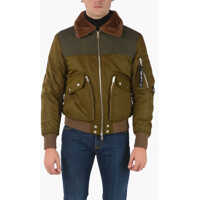 Bomber jacket Faux-Furred Lined W-Louis Padded Puffer With Contrasting Col Barbati