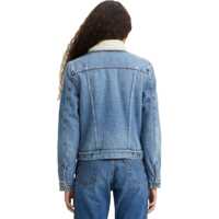 Geci de blugi Dama - Geci de blugi Levis Sherpa Trucker Jacket Blue Femei (BM 9273776) - B-mall.ro
