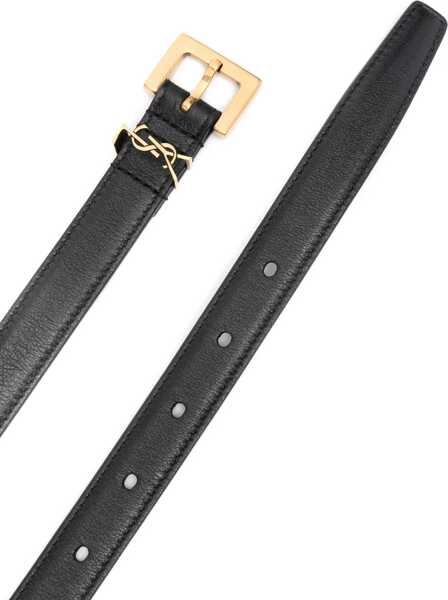Curele Saint Laurent Cassandre slim Belt BLACK Femei (BM 9276821) 2