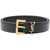Saint Laurent Leather Belt BLACK
