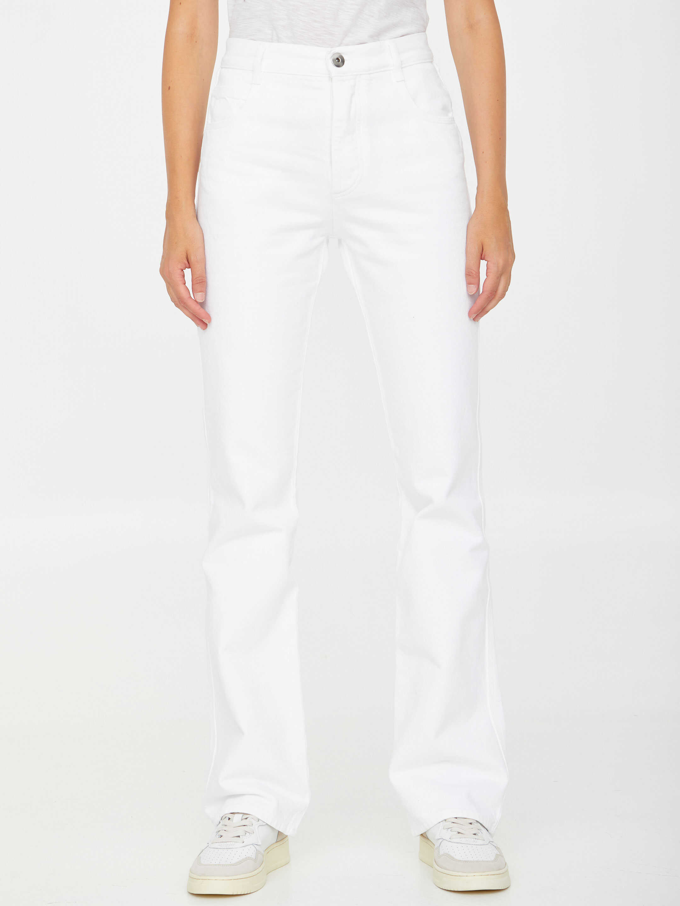 Bottega Veneta Denim Jeans White