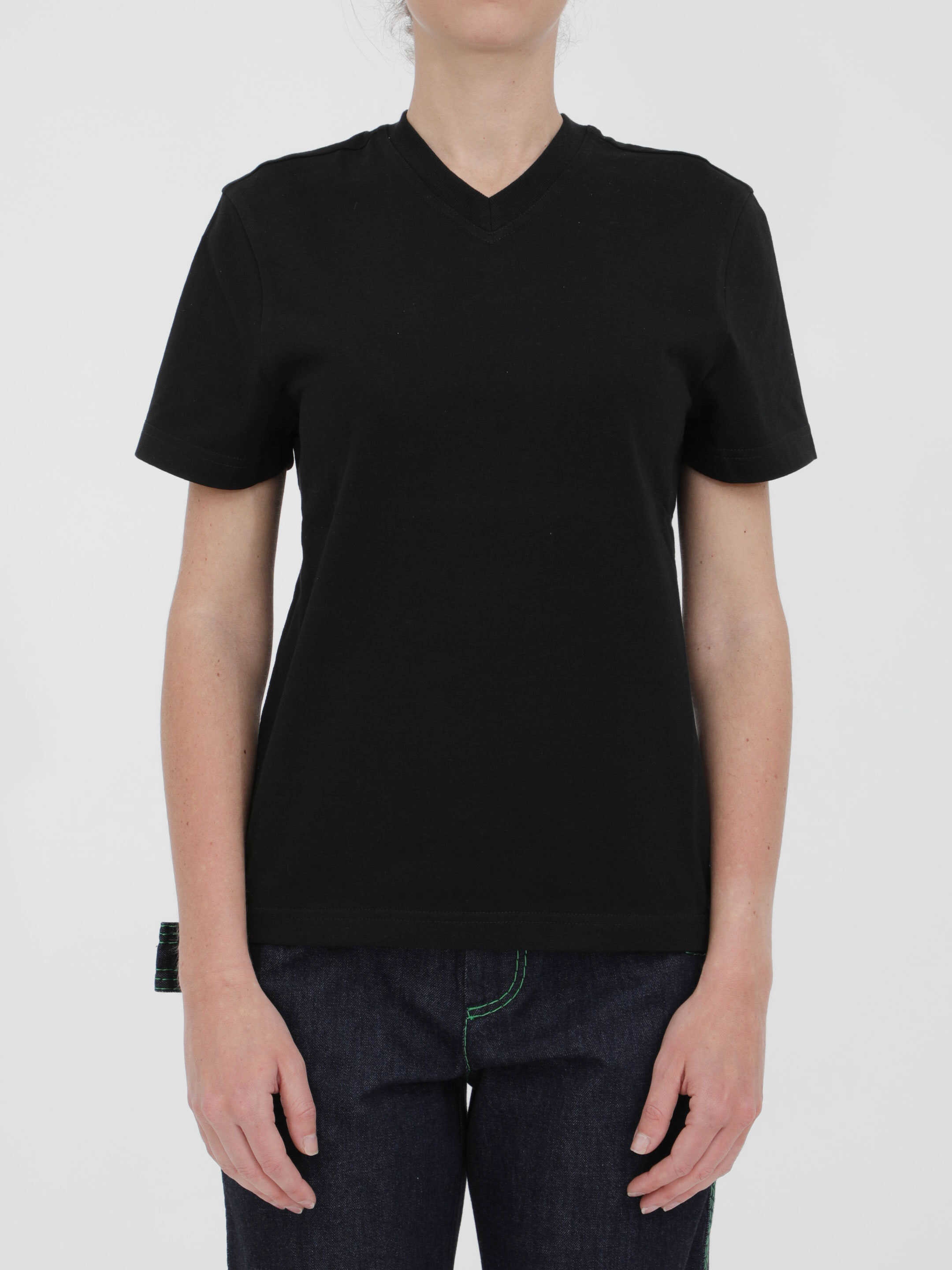 Bottega Veneta Cotton T-Shirt Black image