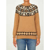 Pulovere casual Logoed Jacquard Jumper Femei