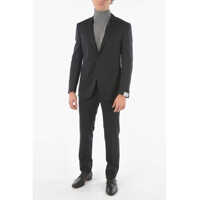 Costume 2 Button Academy Flap Pocket Suit Barbati